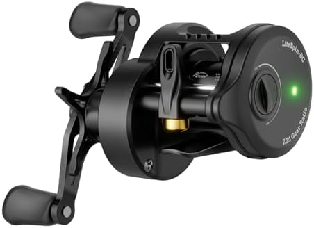 Colorful Baitcasting Fishing Reel Portable Rotates with Electronic Charging for Smooth Casting Colorful Baitcasting - Image 7