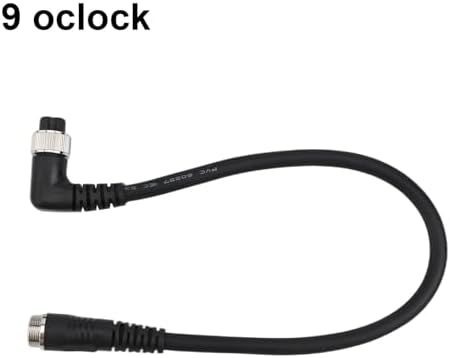 Fishing Reel for Battery Power Cable for DAI-WA Elbow 2 Hole Power Cord Adapter 45cm Black PVC Copper Wire(9 Oclock) - Image 6