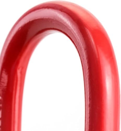 EGV G80 Chain Sling Ring, Oblong Master Link Hoist Ring for Lifting Rigging,17636 lbs, Red(8T) - Image 7