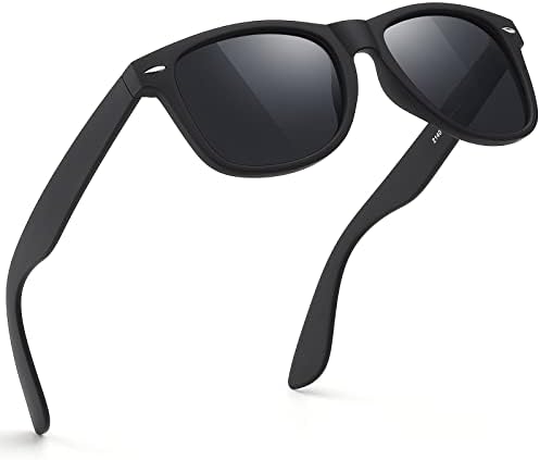 FEIDUSUN Sunglasses Men Polarized Sunglasses for Mens and Womens,Black Retro Sun Glasses Driving Fishing UV Protection by BlackDiamond