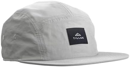 Tillak Wallowa Camp Hat, Lightweight Nylon 5 Panel Cap with Snap Closure by Tillak