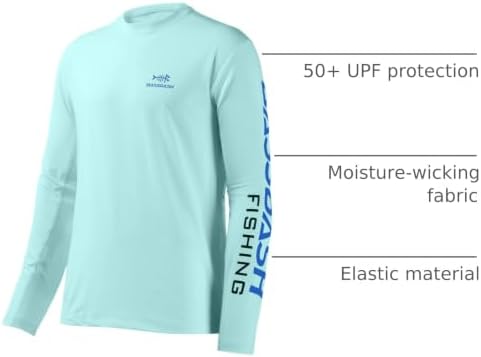 BASSDASH Fishing T Shirts for Men UV Sun Protection UPF 50+ Long Sleeve Tee T-Shirt - Image 4