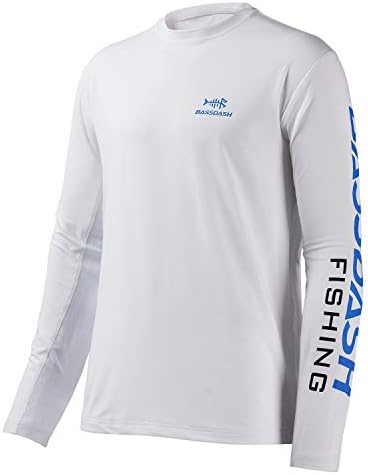 BASSDASH Fishing T Shirts for Men UV Sun Protection UPF 50+ Long Sleeve Tee T-Shirt by Bassdash