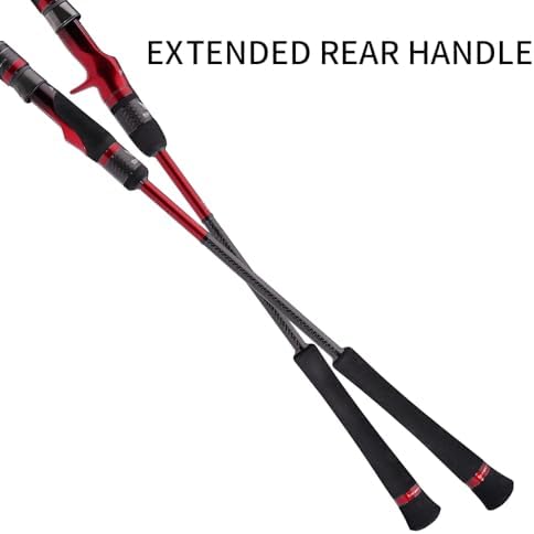 PURELURE Jigging Rods Saltwater Fast Jigging Rod Spinning Baitcasting 6'3'' - Image 5