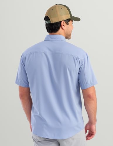HUK Men's Tide Point Kc Scott Original Artwork Short Sleeve Shirt, Fishing Button Down - Image 6