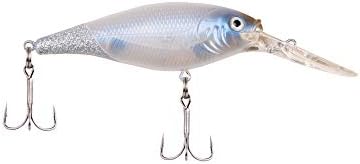 Berkley Flicker Shad Fishing Lure, Firetail Ghost Glitter, 5/16 oz, 2 3/4in | 7cm Crankbaits, Size, Profile and Dive Depth Imitates Real Shad, Equipped with Fusion19 Hook by Berkley