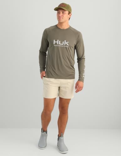 HUK Men's Pursuit Vented Long Sleeve Fishing Shirt (+30 UPF) - Image 2