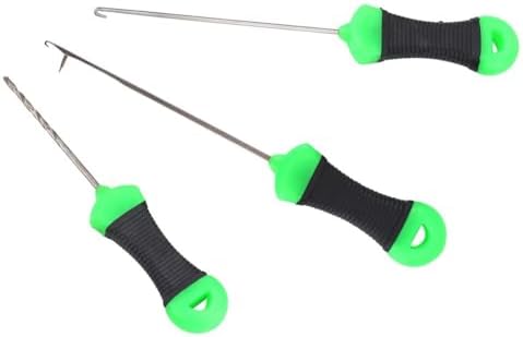 3PCS Fishing Bait Needles Carbon Steel Carp Baiting Hook Drill Rig Tools Saltwater & Freshwater​ - Image 3