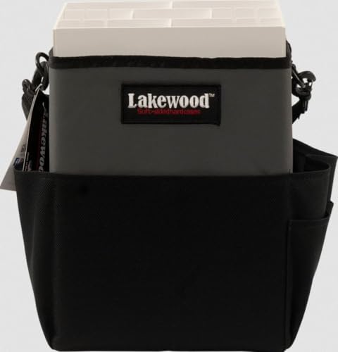 Lakewood Pedestal Pal Sr. | Fishing Lure Organizer | Soft-Sided Hard Case | Tackle Storage Solution for Musky/Pike | Gray by LakewoodJuices