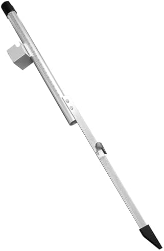 [2024 Upgraded] Exact Design Sand Spike with Bait Box,Protective Cap, Anodized Aluminum, Etched Measurements + Sand Flea Rake Holder (All in one Solution) by ExactDesign