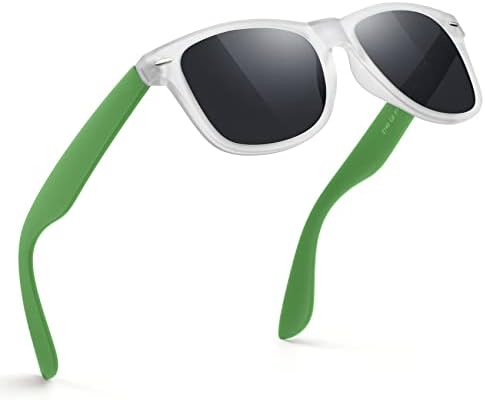 FEIDUSUN Sunglasses Men Polarized Sunglasses for Mens and Womens,Black Retro Sun Glasses Driving Fishing UV Protection by FEIDUSUN