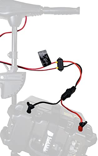 Newport Battery Quick Connect/Disconnect Connectors Terminals for Trolling Motor -Heavy Duty 8 Gauge Wire Marine Battery Accessory, Black by Newport