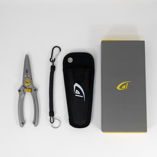 danco 7.5-Inch Aluminum Center Cutter Fishing Pliers with Sheath and Lock - Image 6