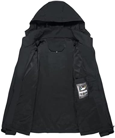 Men's Lightweight Waterproof Rain Jacket,Shell Hooded Outdoor Raincoat Hiking Windbreake jacket - Image 5