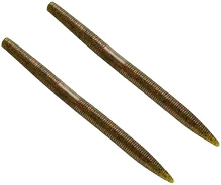 Moose Baits 5" Stickbaits | Worms for Bass Fishing - Premium Stick Bait, Wacky Worms/Soft Plastic Largemouth Bass Rubber Worms, Fishing Worms Perfect for Bass Fishing Kit - Image 2