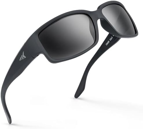 KastKing Skidaway Polarized Sport Sunglasses for Men and Women, Wrap Design by KastKing