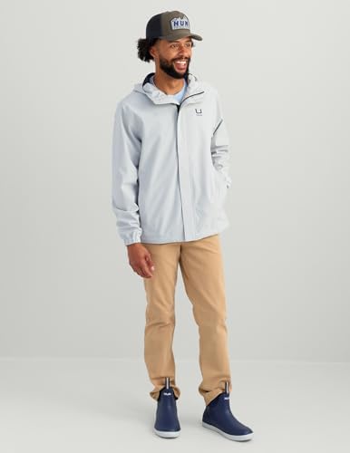 HUK Men's Storm Heavy Duty Rain Jacket 2.0, Waterproof, Windproof, Breathable Rain Coat for Fishing and Outdoor Activities - Image 2
