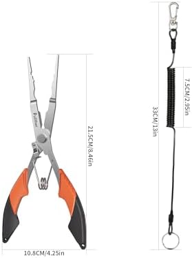 Hook Remover Fishing Pliers,Stainless Steel Fishing Tools - Image 6