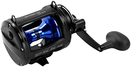 Okuma Solterra SLX Two Speed Closed Frame Lever Drag Reel Saltwater Trolling Reel, SLX-20IIb, 480yds-30lb - Image 2