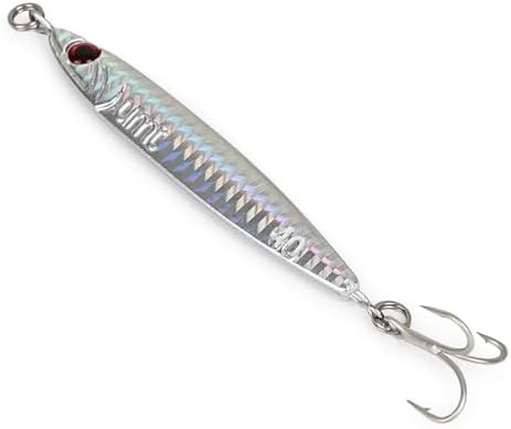 UMT 40g 60g Casting Jig for Sea Bass, Fluke, Porgy, Tautog - Set with Super Sharp Treble Hook, Multi-Colors - Saltwater & Freshwater Compatible Available in Single, 5, 10 Packs - Image 2