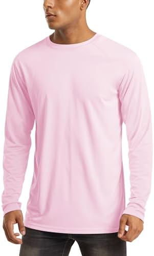 MAGCOMSEN Men's Long Sleeve Shirts UPF 50+ UV Sun Protection Athletic Shirts for Hiking Running Workout Rash Guard by MAGCOMSEN