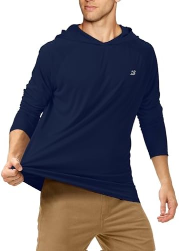 Roadbox Mens Fishing Sun Hoodie, Long Sleeve UPF 50+ UV Protection Shirts - Image 2