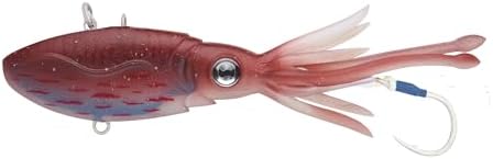 Nomad Design Original Squidtrex Patented Vibrating Fishing Lure - TPE Soft Plastic Lure Bait for Saltwater with Strong BKK Assist Hooks, Fishing Bait that Catches Many Species by NomadDesign