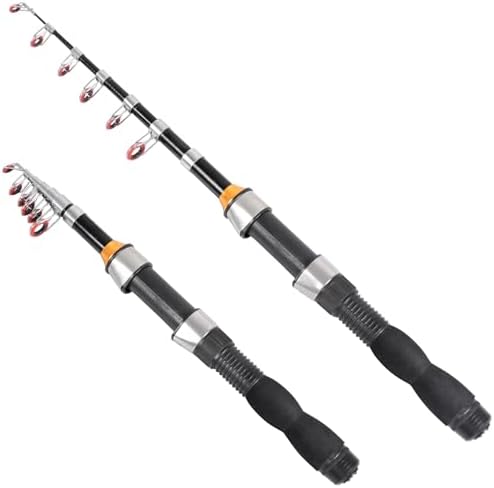 Telescopic Collapsible Extendable Fishing Rod for Saltwater and Freshwater, Lightweight and Compact Design by RESTCLOUD