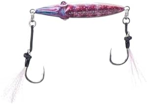 Squidlord Jig - Scarlet Glow - Slow Pitch Squid Jig with Glow - Image 2