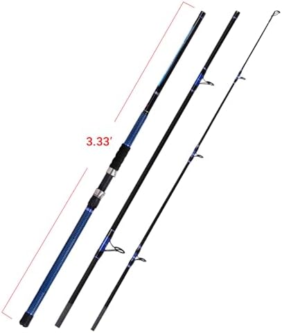 Fiblink Surf Fishing Rod Carbon Surf Spinning Rod Portable Travel Saltwater Beach Blue Surf Rod with SuperPolymer Handle 8'6"/9'/10'/12'/15' - Image 6