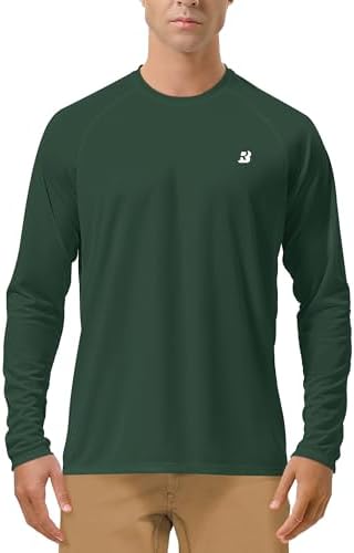 Roadbox Men's UPF 50+ UV Sun Protection Shirts, Long Sleeve Swim Rash Guard by Roadbox
