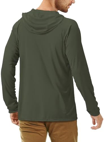 Roadbox Mens Fishing Sun Hoodie, Long Sleeve UPF 50+ UV Protection Shirts - Image 3