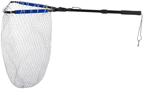 RESTCLOUD Fishing Landing Net with Telescoping Pole Handle, Fishing net Freshwater for Kids Men Women, Extend to 40-63 Inches - Image 3