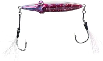 Squidlord Jig - Scarlet Glow - Slow Pitch Squid Jig with Glow - Image 2
