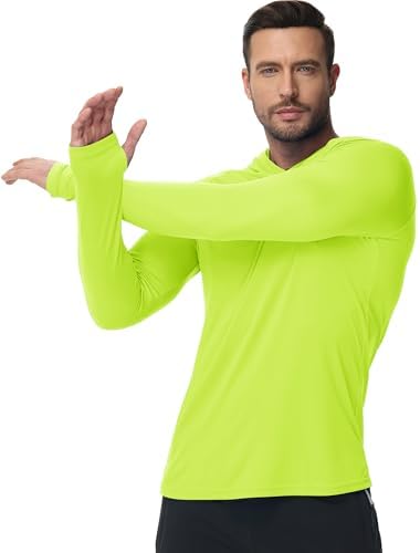 Boladeci Men's UPF 50+ Sun Protection Lightweight Hoodie Shirts Long Sleeve Fishing Shirt SPF UV Hiking Swim - Image 2