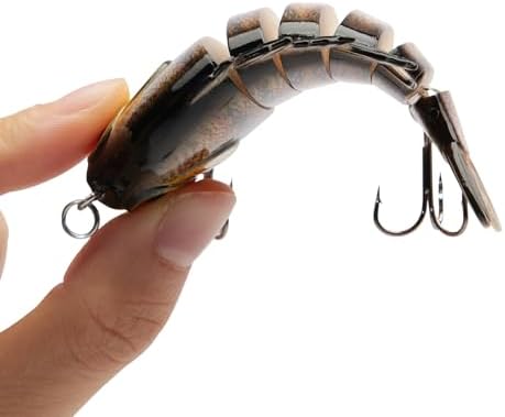 BASSDASH SwimPanfish Multi Jointed Bluegill Bass Fishing Lure Swimbaits - Image 3