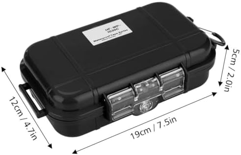HERCHR Dry Box Outdoor Waterproof Airtight Storage Case Hard Shell Wet Dry Box Carry Box Tackle Organization for Camping, Fishing - Image 2