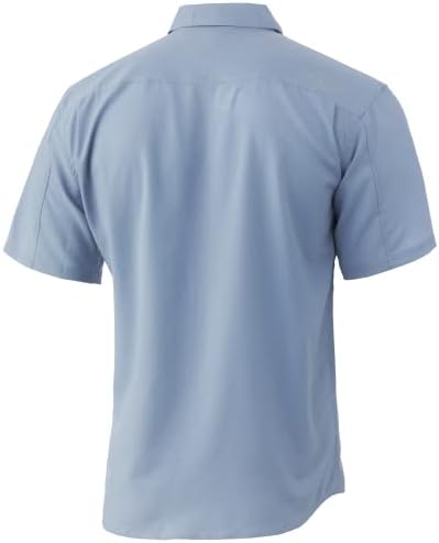 HUK Men's Tide Point Kc Scott Original Artwork Short Sleeve Shirt, Fishing Button Down - Image 2