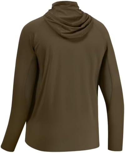 BASSDASH Men's UPF 50+ Camo Long Sleeve Hunting Fishing Hoodie Shirt - Image 3