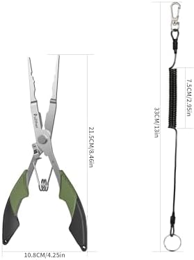 Hook Remover Fishing Pliers,Stainless Steel Fishing Tools - Image 7