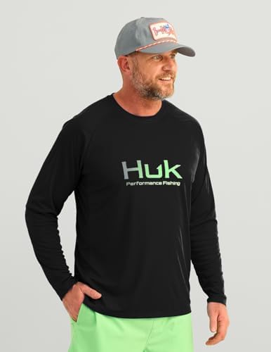 HUK Men's Pursuit Vented Long Sleeve Fishing Shirt (+30 UPF) - Image 2