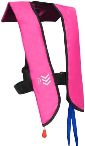 Automatic Inflatable Life Jackets for Women,Life Vest for Adults,Preserver PFD for Women,Supports Weight up to 330 pounds by NAUTISHIELD
