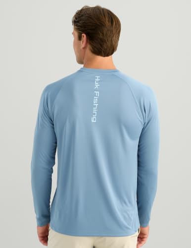HUK Men's Pursuit Vented Long Sleeve Fishing Shirt (+30 UPF) - Image 3