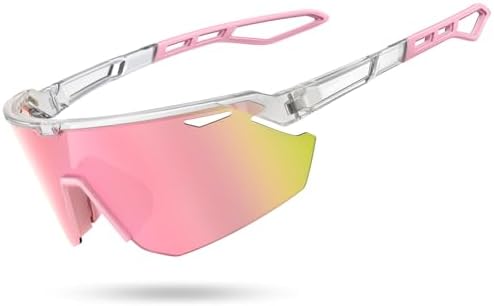 Lamicall 24g Polarized Sports Sunglasses for Men Women - UV400 Protection Sun Glasses for Baseball Running Cycling Fishing by Lamicall