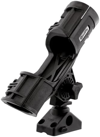 Scotty 0400-BK Rod Holder, Orca W/0241 Side/Deck Mount by Scotty