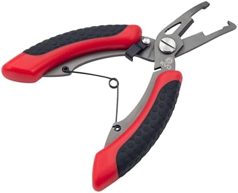 Strike King KVD Precision Split Ring Pliers, 5-Inches, Red by StrikeKing