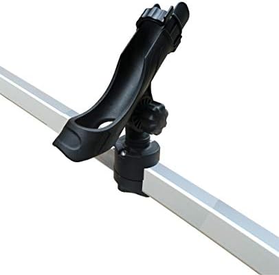 Brocraft Pontoon Boat Accessories/Pontoon Boat Square Rail Mount/Pontoon Boat Rod Holder Mount -Not Drilling Required by Brocraft