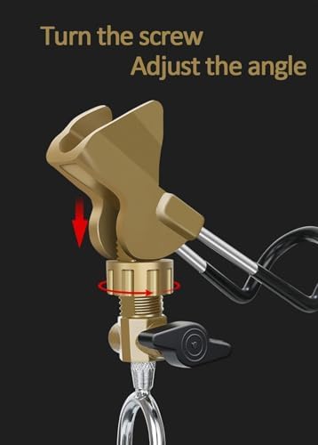 GOLDEAL Rod Holders for Bank Fishing,Bank Fishing Rod Rack Stand,Fish Pole Holder for Beach,360 Degree Adjustable. - Image 6