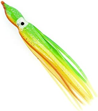 BLUEWING Trolling Squid Skirts Fishing Saltwater 2,3,5,8,12 Inch Octopus Lures 1pcs/5pcs by BLUEWING