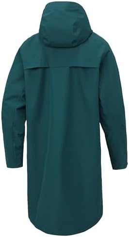 NORDIC OUTLAND Rain Jacket Men,Waterproof Breathable Long Raincoat with Hood Mesh Lining,Windbreaker for outdoor activities - Image 2